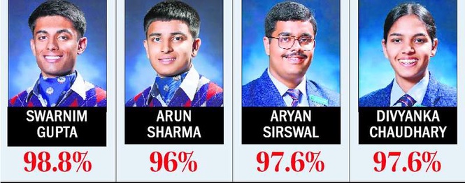 Image from: Swarnim tops Pinegrove School with 98.8% marks