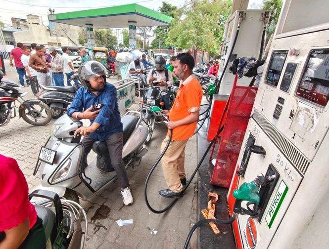 Image from: Fuel prices hiked by Rs 3 amid Iran war, petrol now costs Rs 108 in Kolkata
