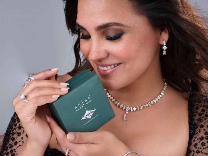 Image from: Sparkles Diamonds Collaborates with Lara Dutta Bhupathi to Launch ARIAS — An Exclusive Lab-Grown Diamond Jewellery Collection