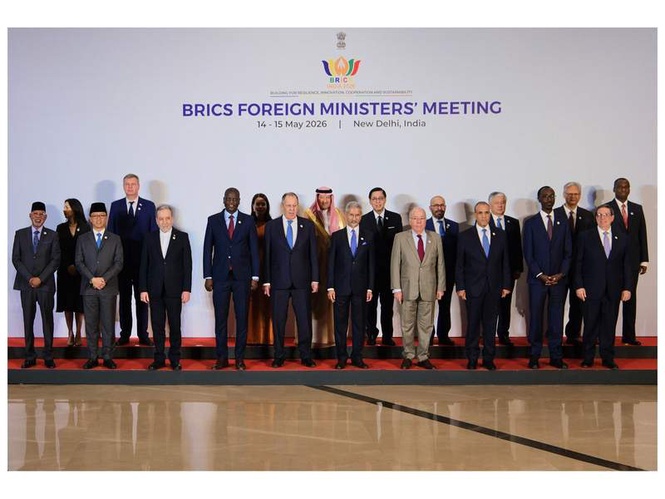 Image from: India issues Chair's statement amid "differing views," BRICS members seek early West Asia crisis resolution, note Gaza Strip as Palestinian territory