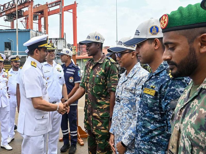 Image from: IOS Sagar makes port call at Colombo, furthering India-Sri Lanka Maritime Cooperation