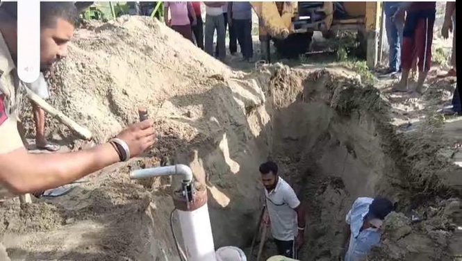 Image from: 4-year-old boy falls into borewell, trapped in Punjab’s Hoshiarpur; rescue operation under way