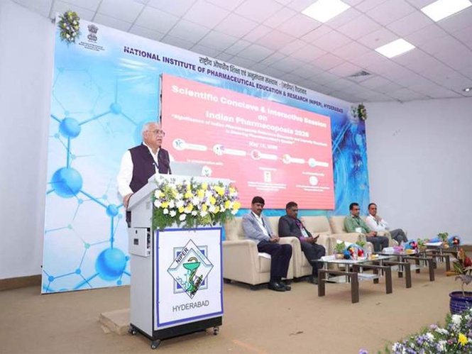 Image from: IPC organizes scientific conclave, interactive session on Indian Pharmacopoeia 2026 at NIPER Hyderabad