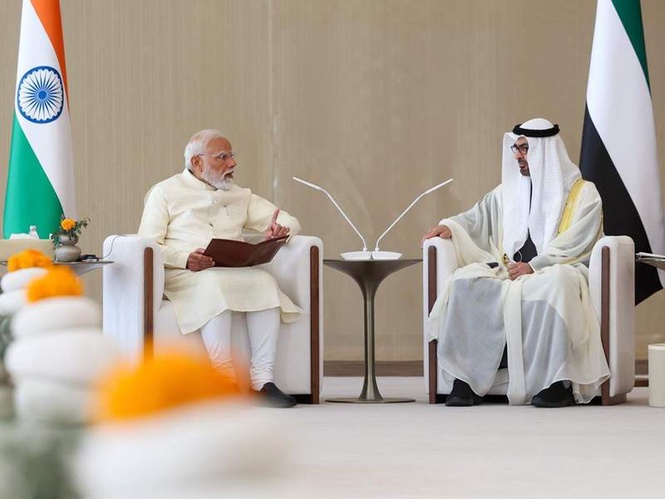 Image from: From energy security to AI: PM Modi, UAE President sign transformative pacts to bolster strategic ties