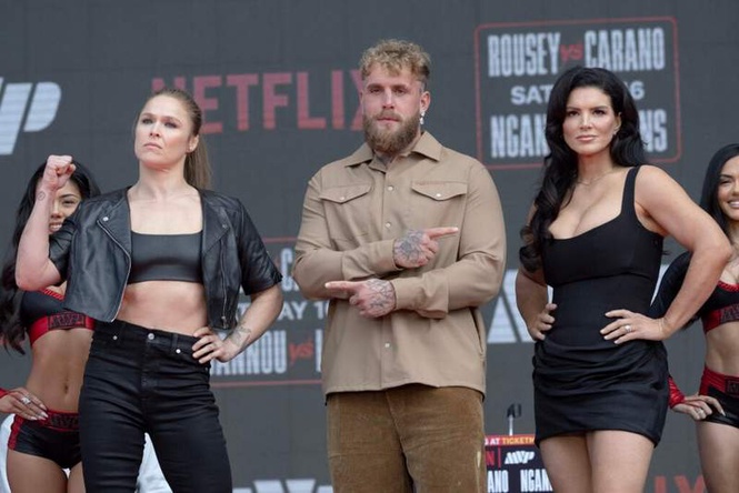 Image from: Gina Carano eyes Netflix takeover after jaw-dropping return fight featuring Nate Diaz and Mike Perry
