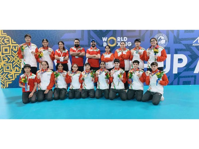 Image from: India bag 17 medals in U-17 campaign of Asian Boxing C'ships 2026 in Tashkent