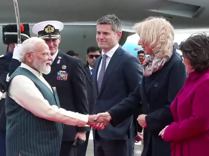 Image from: PM Modi lands in Amsterdam for second leg of five-nation tour, to meet Dutch PM Jetten