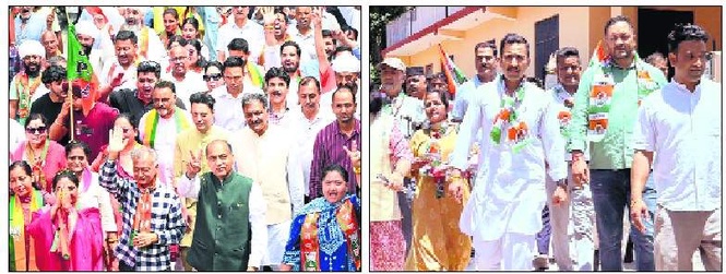 Image from: Himachal MC polls: BJP, Congress pull out all stops in Mandi as poll din ends