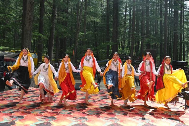Image from: 90-yr-old woman inaugurates two-day fair at Shimla village