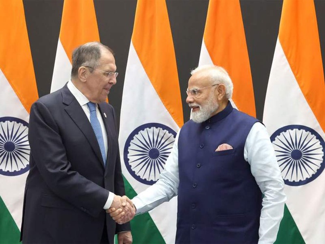 Image from: Russian FM discusses Special and Privileged Strategic Partnership with EAM Jaishankar