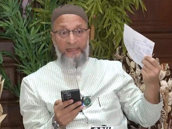 Image from: "Doesn't align with constitutional values": Owaisi slams Bhojshala HC order, calls it 'exactly like Babri Masjid case'