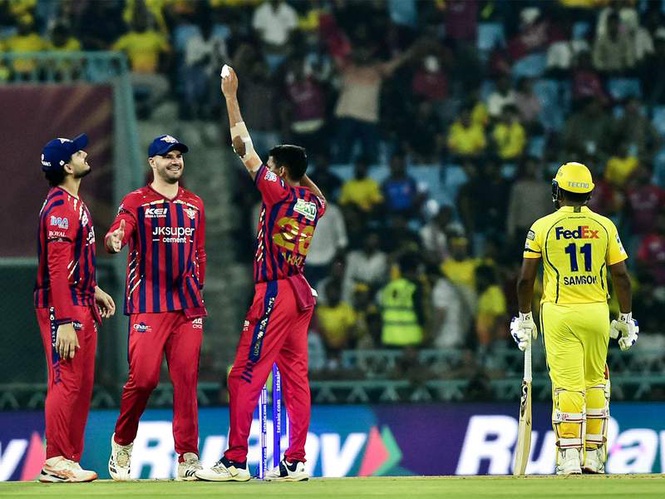 Image from: Ruturaj Gaikwad praises LSG, admits CSK bowlers "missed execution" after 7-wicket loss