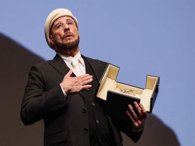 Image from: John Travolta receives surprise Honorary Palme d'Or at Cannes 2026
