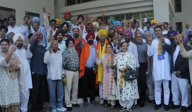 Image from: Local body polls: 134 nominations filed on Day 3 in Mohali district