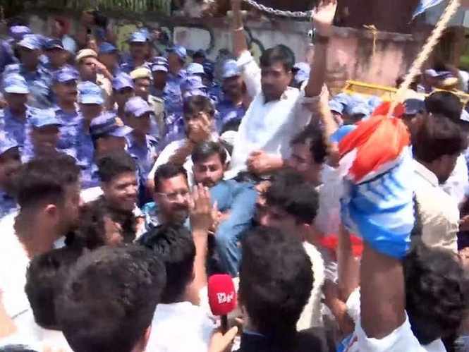 Image from: Delhi: NSUI holds protest outside NTA office over NEET UG 2026 paper leak; demand ban on agency, Education Min's resignation