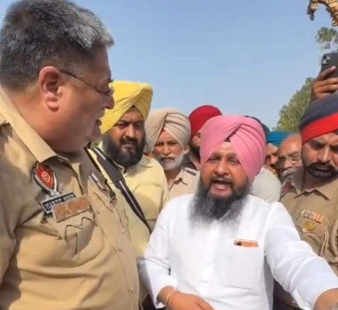 Image from: Congress leader injured in clash on final day of Mudki nominations