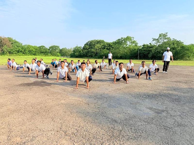 Image from: Indian Army conducts pre-recruitment training for Agniveer aspirants in Tripura