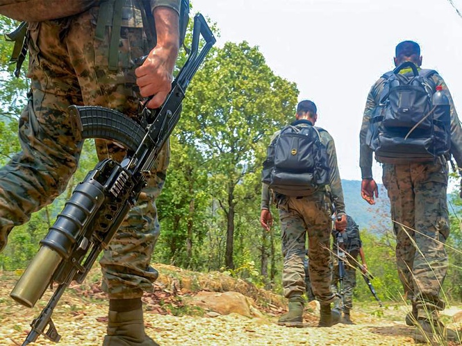 Image from: Maharashtra: Gadchiroli Police crack down on Maoists under 'Operation Antim Prahar', 8 held