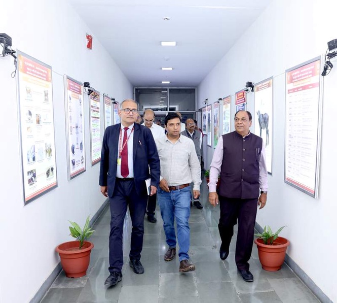 Image from: Additional Secretary DARE visits NDRI in Karnal, lauds its efforts in dairy sector