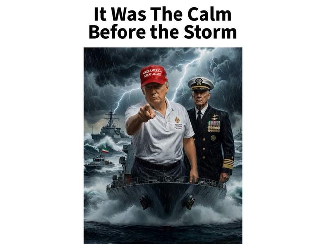 Image from: “Calm before the storm”: Trump triggers fresh war anxieties as White House reviews dynamic military options against Iran