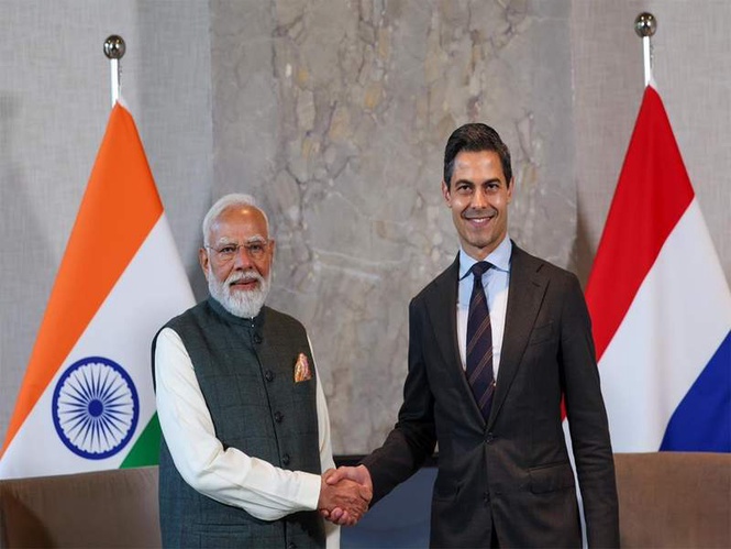 Image from: "Ambitious roadmap for future": PM Narendra Modi hails historic breakthrough as he concludes Netherlands visit