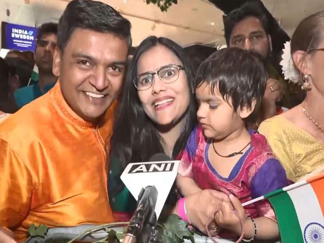 Image from: "A dream come true": Indian diaspora rolls out grand welcome for PM Modi in Gothenburg ahead of Sweden visit
