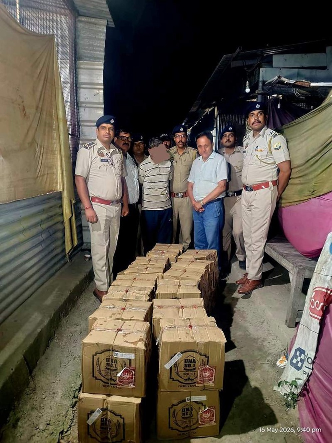 Image from: Cops seize 486 L liquor in Hamirpur
