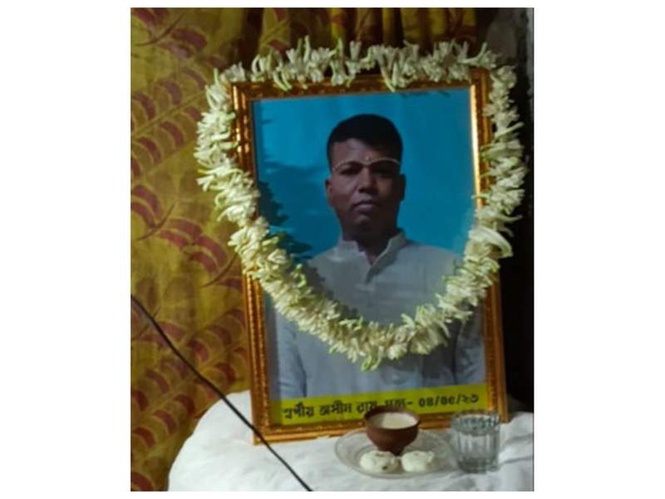 Image from: "Terror unleashed by BJP Bengal-backed elements": TMC alleges party worker beaten to death on counting day