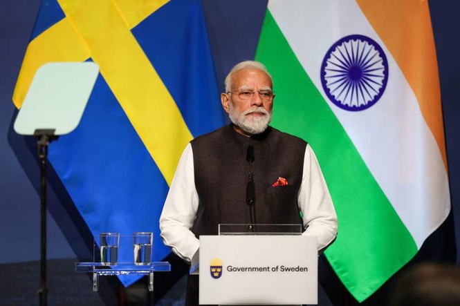 Image from: PM Modi’s Sweden visit yields strategic partnership; both sides unveil tech roadmap, aim to double trade in 5 years