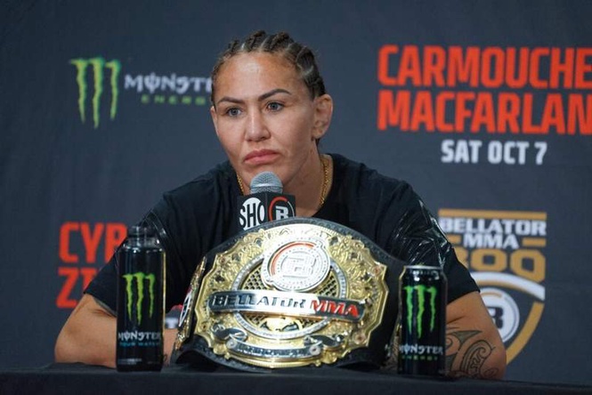 Image from: Cris Cyborg issues wild challenge against Ronda Rousey and Gina Carano!