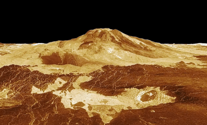 Image from: Scientists Discover Massive Underground Lava Tube On Venus