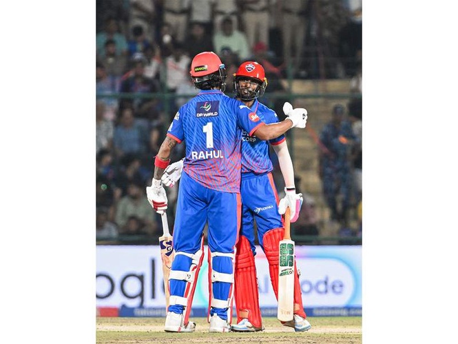 Image from: "Credit goes to their training, preparation": KL Rahul hails DC's young power-hitters Porel and Parakh