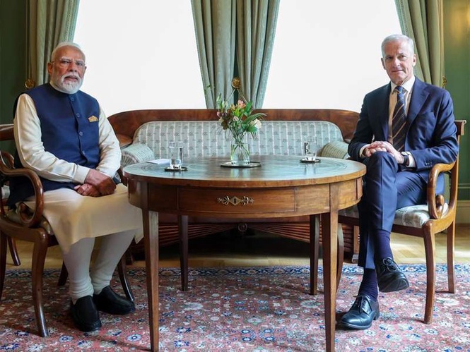 Image from: PM Modi, Norway’s Støre agree to double trade by 2030, back UNSC reform, elevate ties to Green Strategic Partnership
