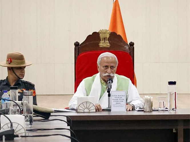 Image from: Arunachal Governor meets CDS, discusses border security and frontier development
