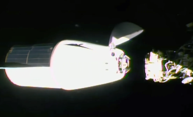 Image from: SpaceX Dragon Capsule Delivers Tons Of Science And Supplies To Space Station