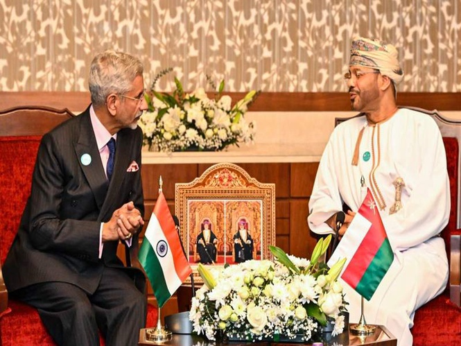 Image from: EAM Jaishankar discusses West Asia, bilateral cooperation with Omani Foreign Minister
