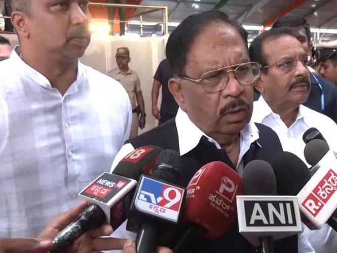 Image from: "Karnataka HM G Parameshwara leaves it to 'high-command' after ML K Rajanna backs him for CM post