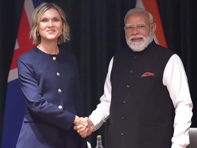 Image from: PM Modi holds bilateral meeting with Iceland's PM Frostadottir ahead of India-Nordic Summit