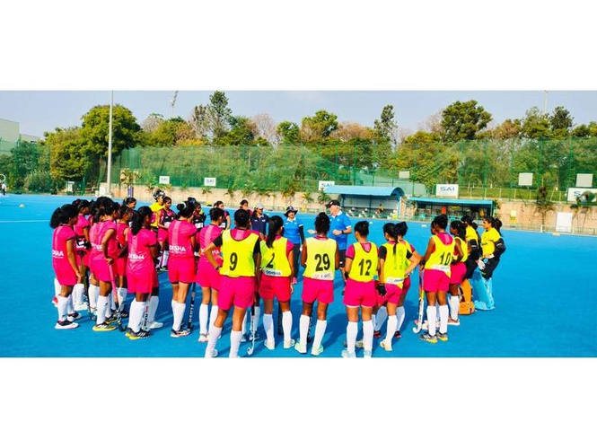 Image from: Tim White hails India's U-18 hockey talent pool during Bhopal scouting visit