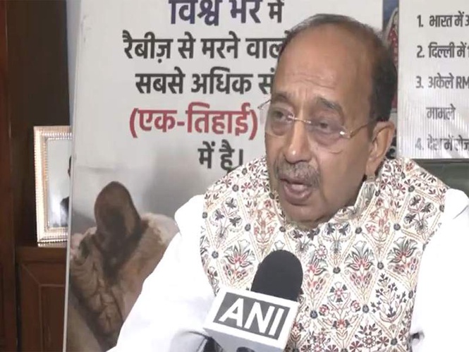 Image from: BJP leader Vijay Goel welcomes SC decision refusing to modify order on removal of stray dogs