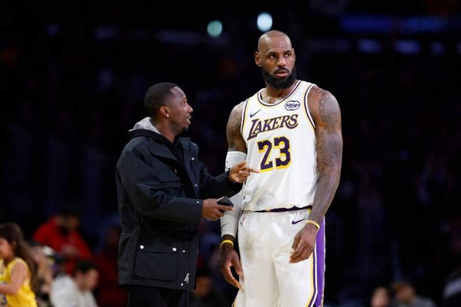 Image from: LeBron James was not upset over milestone game ball controversy, says Rich Paul