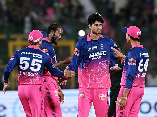 Image from: Rajasthan Royals struggle continues with ball as they leak eighth 200+ total of IPL 2026