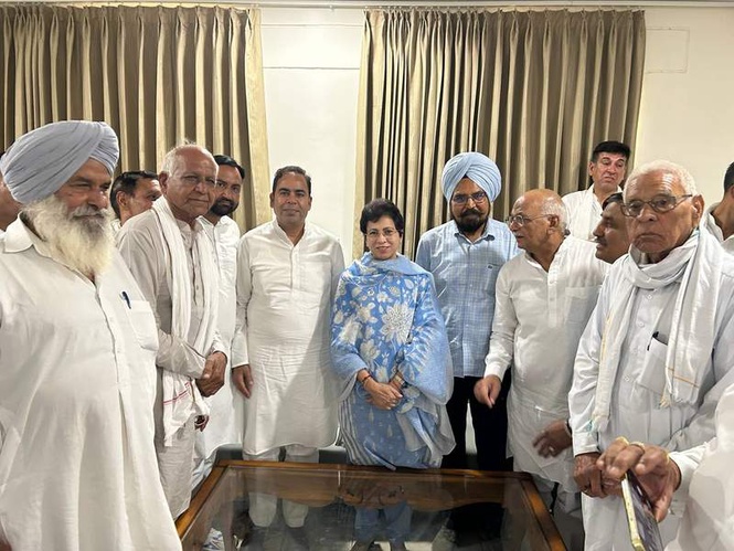 Image from: Selja alleges govt failure over growing cancer crisis in Sirsa