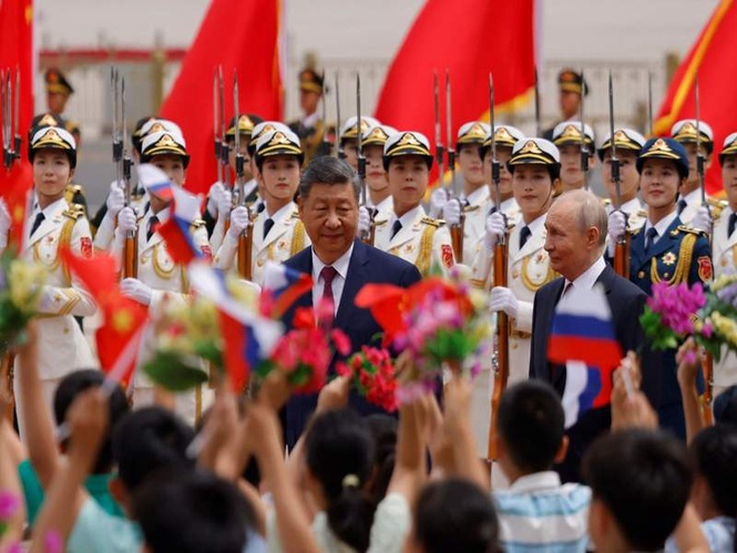 Image from: Xi JInping calls for end of hosilities in Gulf region during meeting with Putin