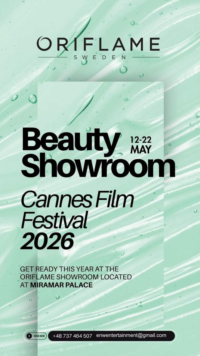 Image from: Oriflame Returns to Cannes with its Glam Studio, Celebrating Beauty, Storytelling and Entrepreneurship