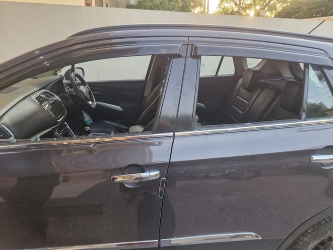 Image from: Bathinda SAD leader’s son attacked; claims escaped after driving 15 km with punctured car tyre