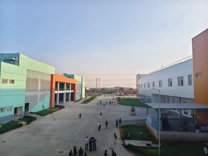 Image from: Foxconn Kongara Kalaan factory up and running, employing thousands, says former IT Minister of Telangana