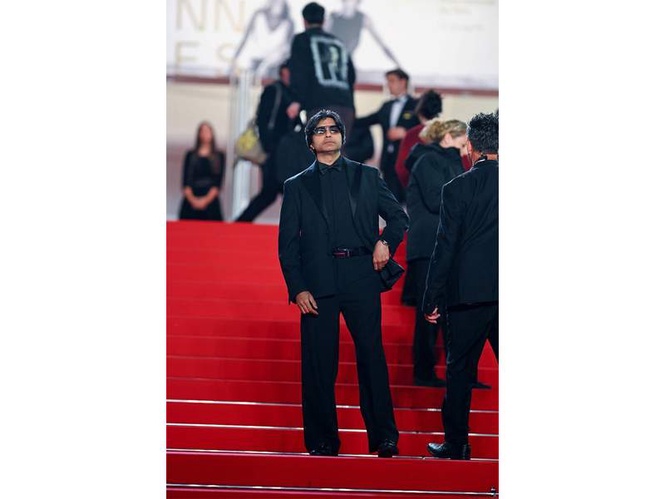 Image from: Liaquat Gola Walks the Cannes 2026 Red Carpet for the World Premiere of The Colony (Gun Che)