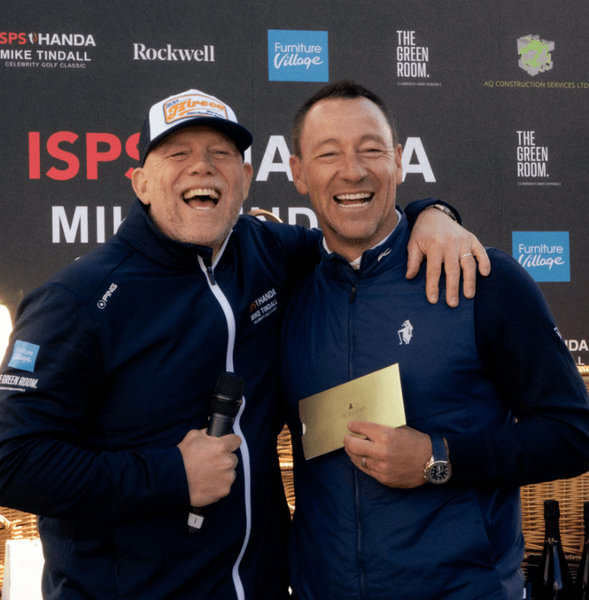 Image from: Mike Tindall playfully mocks John Terry on social media
