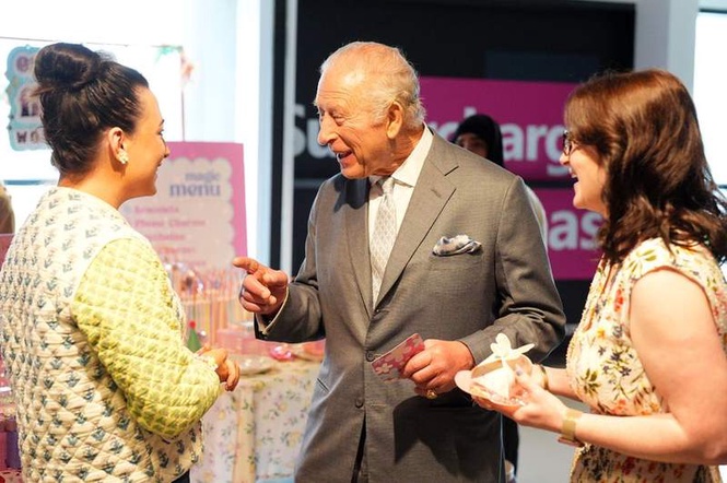 Image from: King Charles picks up special gift for Princess Charlotte in Northern Ireland